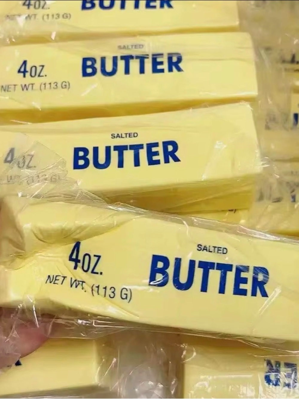 Butter Salted Stick - Yellow with Blue Text